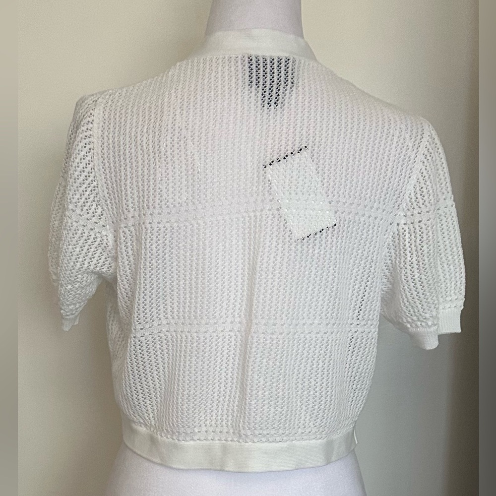 NWT Rabbit Rabbit Rabbit Short Sleeve Cardigan Bolero Lightweight Size M - Picture 16 of 16